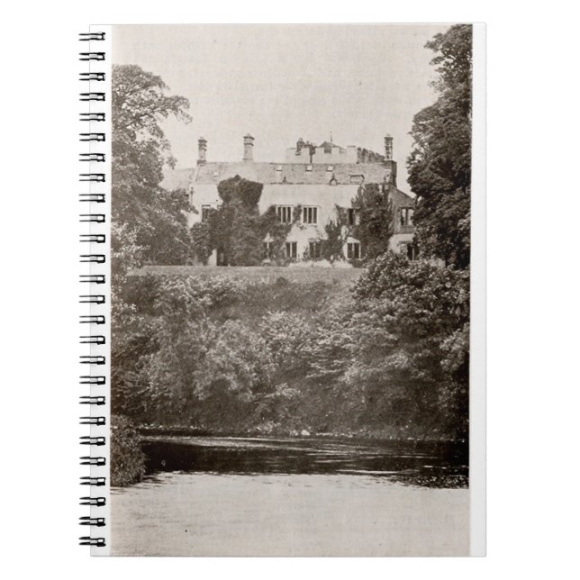 Caderno Espiral Vintage Isel Hall, Cockermouth (Frente)
