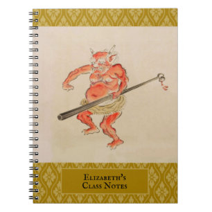 Caderno Espiral Vintage Japonês Oni School