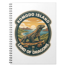 Vintage Komodo Island National Park Indonesia
