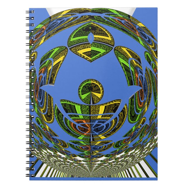 Caderno Espiral Vintage moderno Motif (Frente)