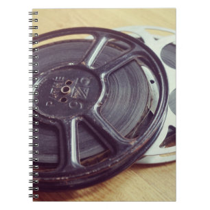 Caderno Espiral Vintage Movie reel film