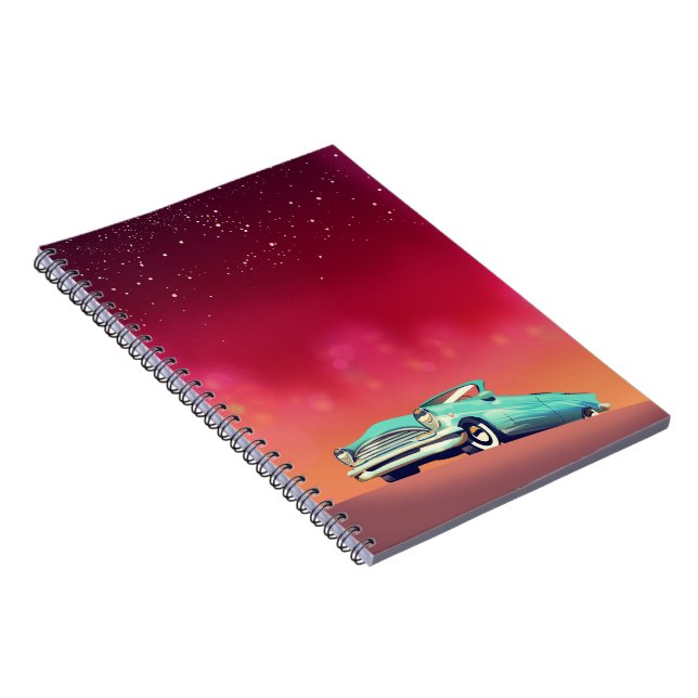 Caderno Espiral Vintage Old Car (Lado Direito)