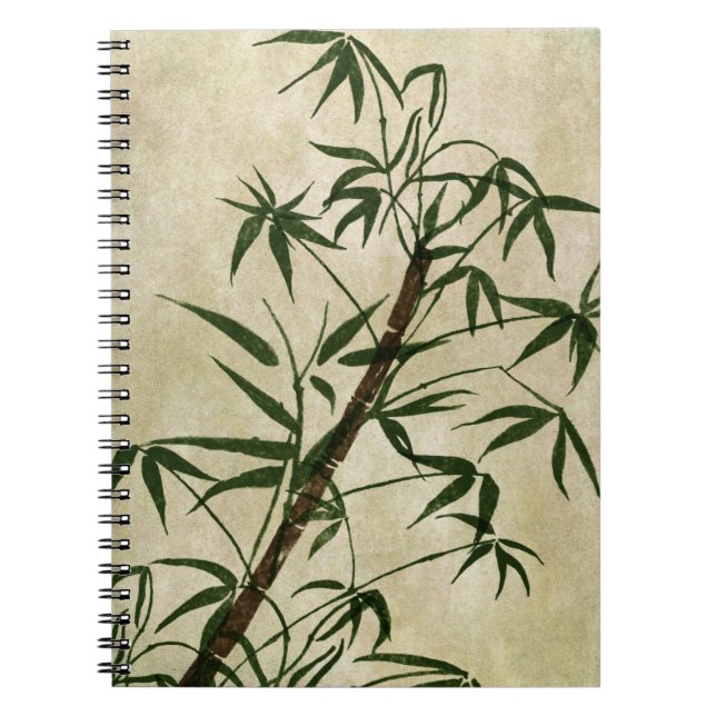 Caderno Espiral Vintage Oriental Bamboo 1 (Frente)