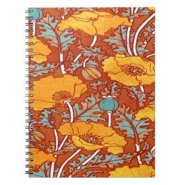 Caderno Espiral Vintage Poppy