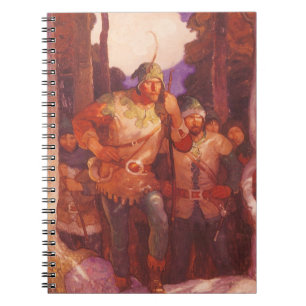 Caderno Espiral Vintage Robin Hood e seus Felizes Men pelo NC Wyet