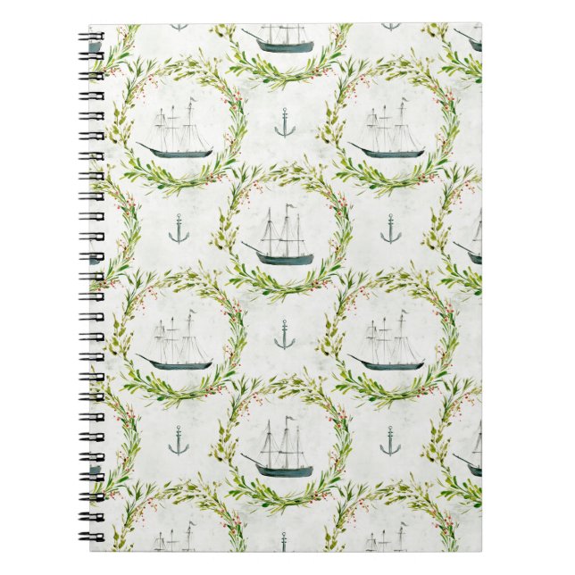 Caderno Espiral Vintage Sailing (Frente)