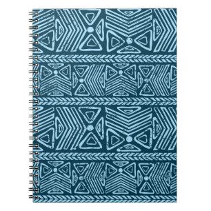 Caderno Espiral Vintage tribal, padrão perfeito.