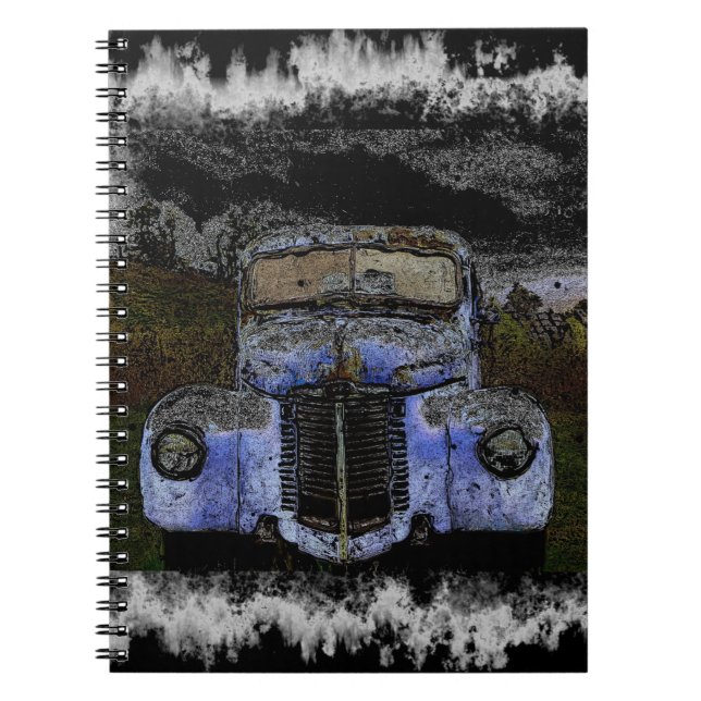 Caderno Espiral Vintage Truck (Frente)