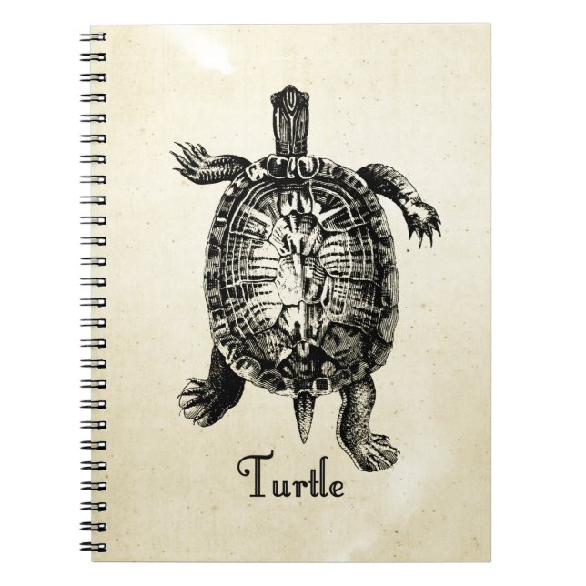 CADERNO ESPIRAL VINTAGE TURTLE (Frente)