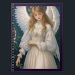 Caderno Espiral Vintage Victorian Retro Christmas Angel<br><div class="desc">Nossa coleção de Cartões Natais vintages é projetada para capturar os corações daqueles que apreciam a graça e a beleza de uma era passada. Enviar estas cartas é como enviar um pedaço de história, um lembrete da alegria e do calor que a época de férias traz. Quer você os envie...</div>