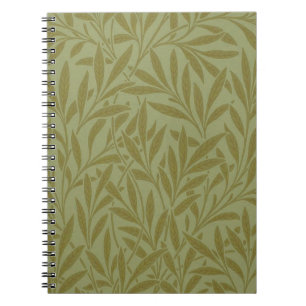 Caderno Espiral Vintage Willow William Morris Wallpaper Design