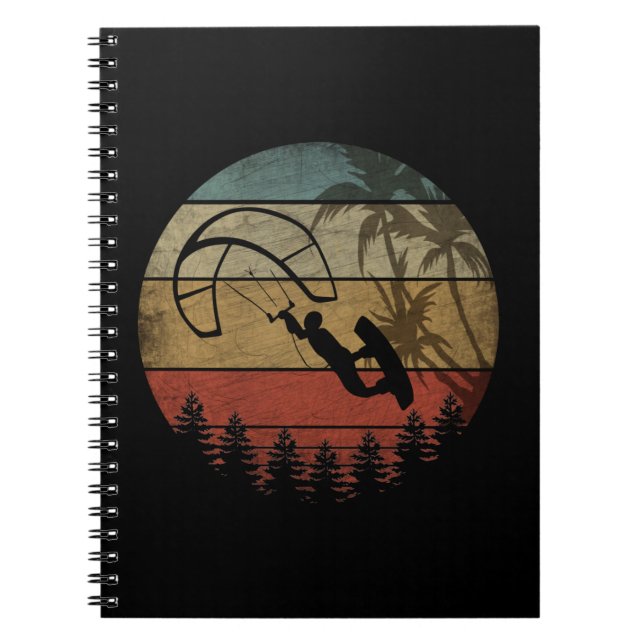 CADERNO ESPIRAL VINTAGE WINDSURFER (Frente)