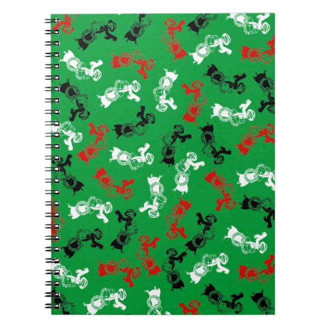 Caderno Espiral Vintage Xmas Shopper (Frente)