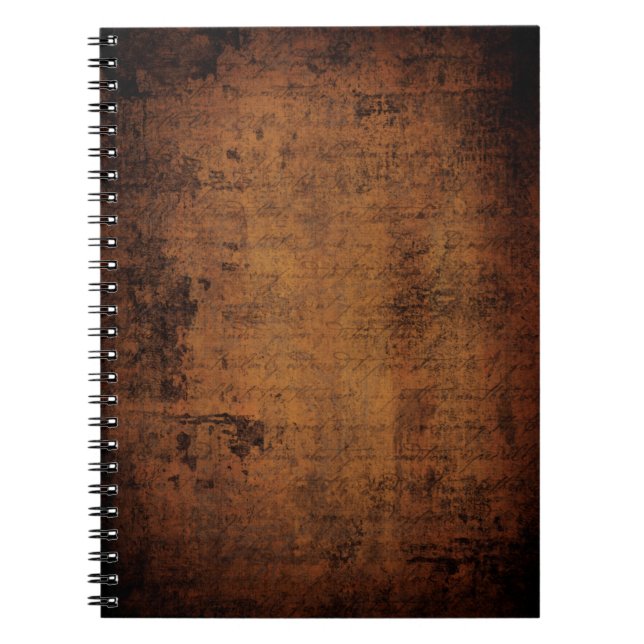 Caderno Espiral Vintagem antiga (Frente)