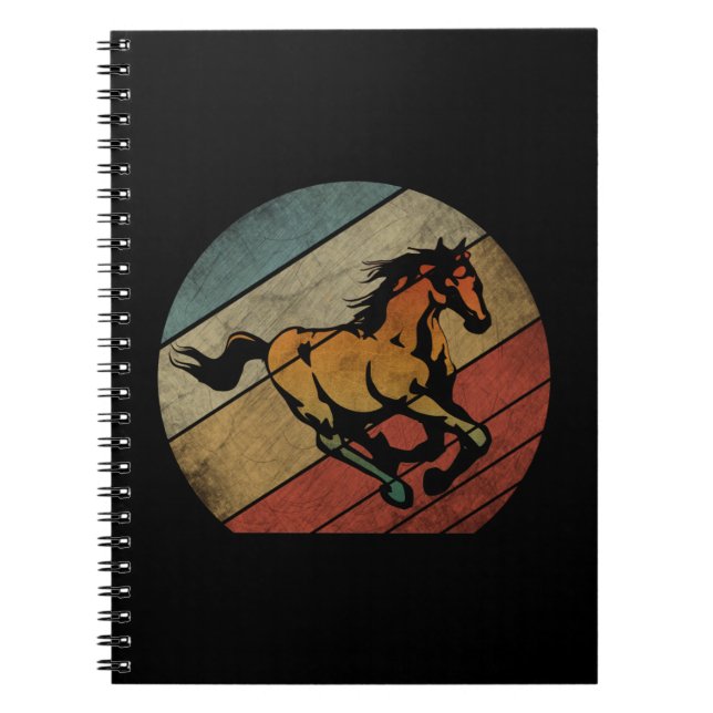 CADERNO ESPIRAL VINTAGEM DE CAVALO (Frente)