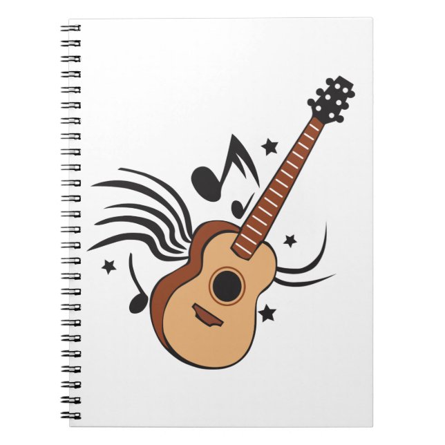 Caderno Espiral Violão acústico (Frente)
