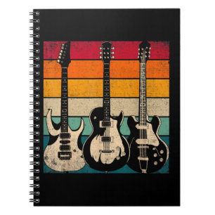 Caderno Espiral Violão Retro