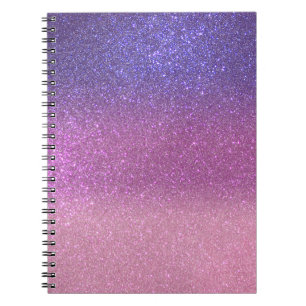 Caderno Espiral Violet Princess Blush Triple Glitter