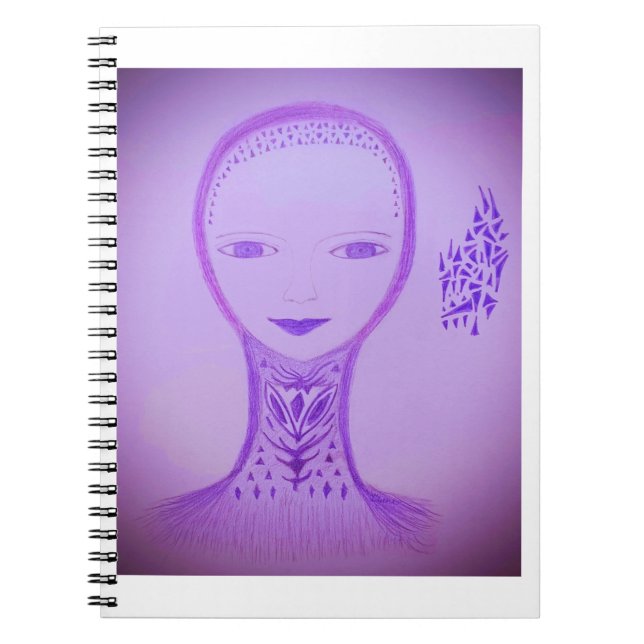 Caderno Espiral Violeta (Frente)