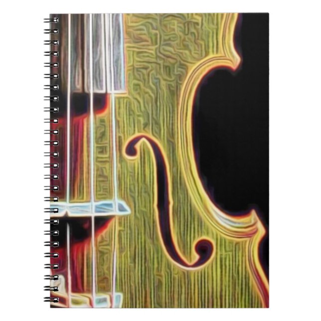 Caderno Espiral Violino, viola, violoncelo? (Frente)