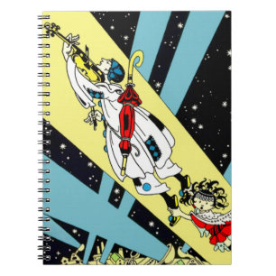 Caderno Espiral Viperetta voa até a lua