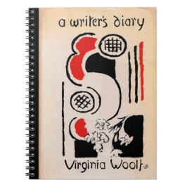 Caderno Espiral Virginia Woolf Vanessa Bell Cobrir Diário de Escri