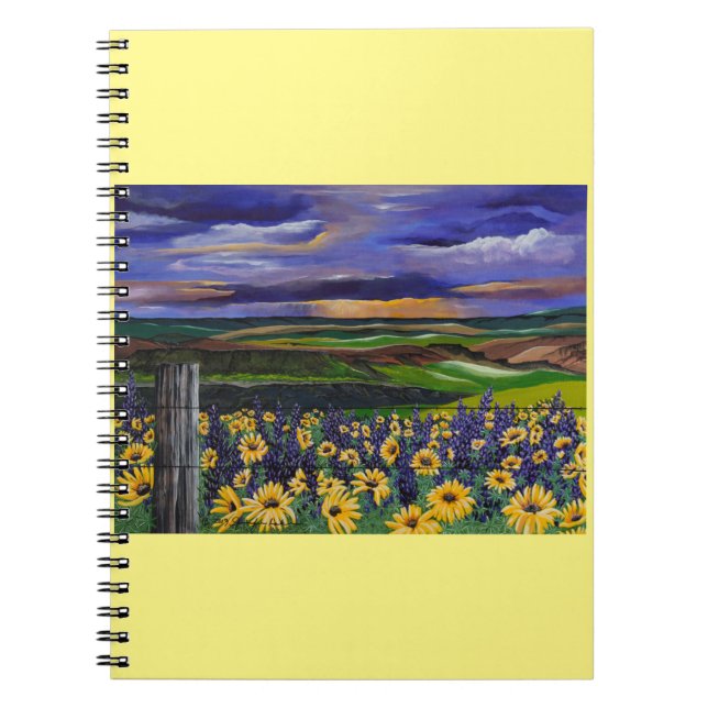 Caderno Espiral Visitas Amarelas (Frente)