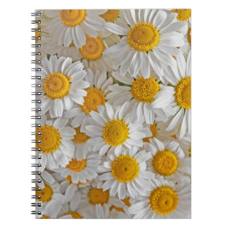 Caderno Espiral Visitas Brancas: Belo Fundo Floral