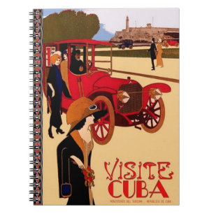 Caderno Espiral Visite Cuba