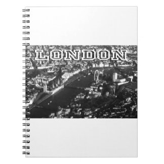Caderno Espiral Vista aérea de Londres