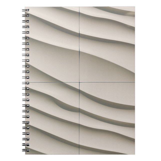 Caderno Espiral Vista aérea do deserto (Frente)