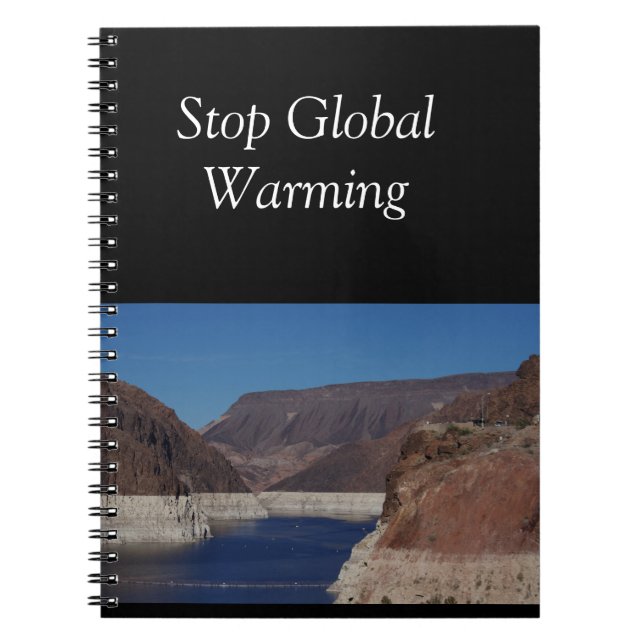 Caderno Espiral Vista da barragem Hoover 2016. (Frente)