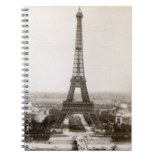 Caderno Espiral Vista da torre Eiffel, 1900