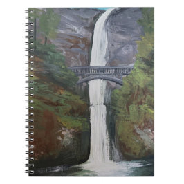 Caderno Espiral Vista das Cataratas Multnomah
