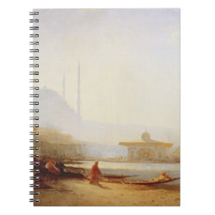 Caderno Espiral Vista de Istambul, 1864 (óleo em canvas)