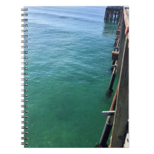 Caderno Espiral Vista do Pier, Newport Beach, Califórnia
