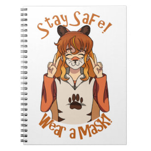Caderno Espiral Vista uma máscara!