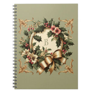 Caderno Espiral Vitoriano/Clássico/Natais vintages