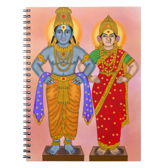 Caderno Espiral Vitthal Rukmini Stationary (Frente)