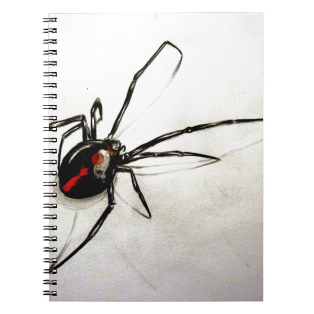 Caderno Espiral Viúva negra (Frente)