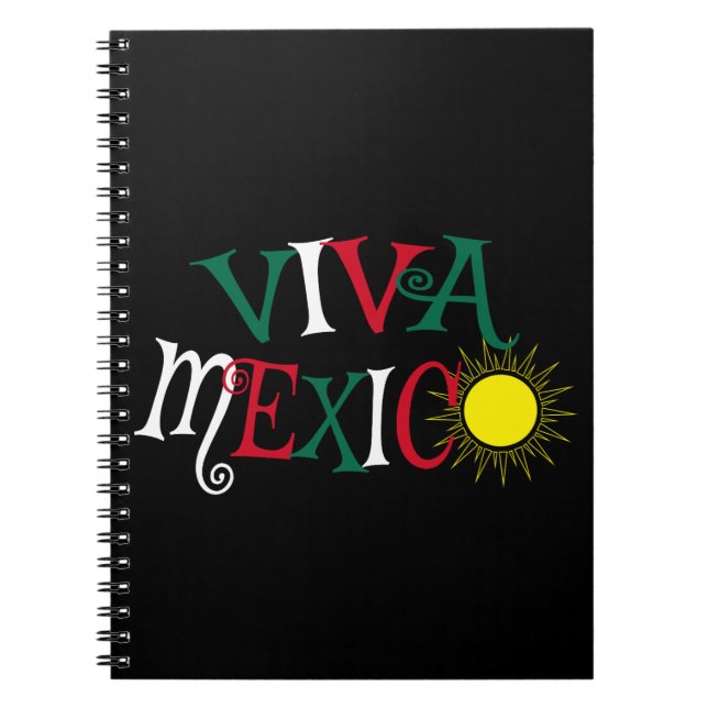 Caderno Espiral Viva México (Frente)