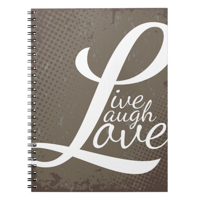 CADERNO ESPIRAL VIVE O AMOR DO RISO (Frente)