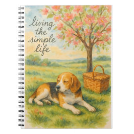 Caderno Espiral Vivendo a Vida Simples