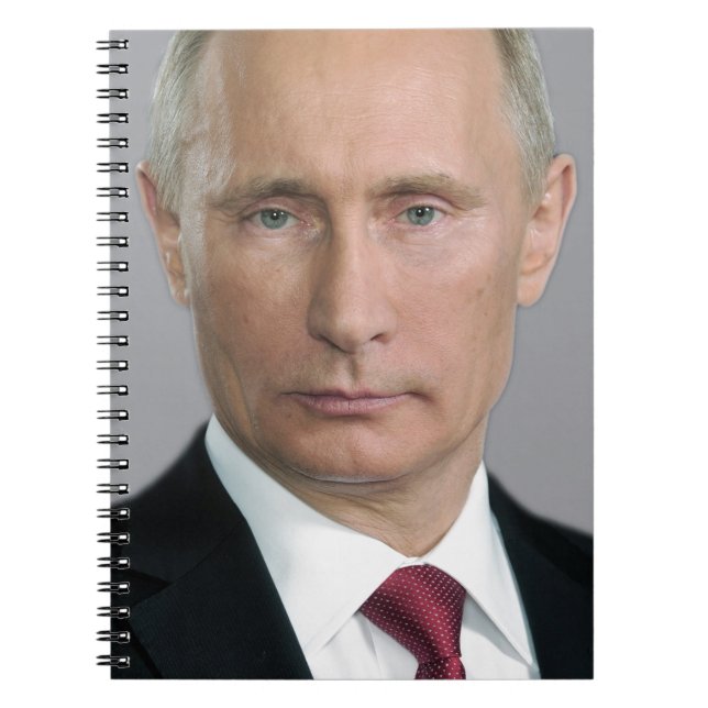 Caderno Espiral Vladimir Putin (Frente)