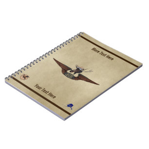 Caderno Espiral Voando Moose Bush Piloto Wings