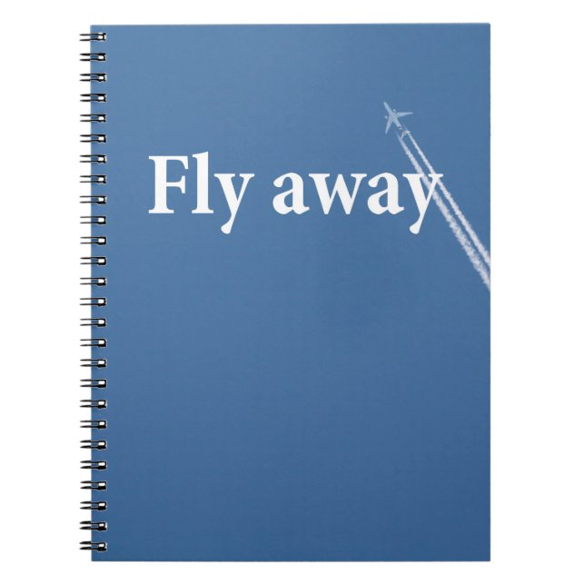 Caderno Espiral Voar para fora (Frente)