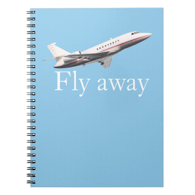Caderno Espiral Voar para fora (Frente)