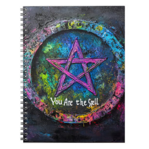 Caderno Espiral Você é a ortografia ・ Design do círculo de som mís