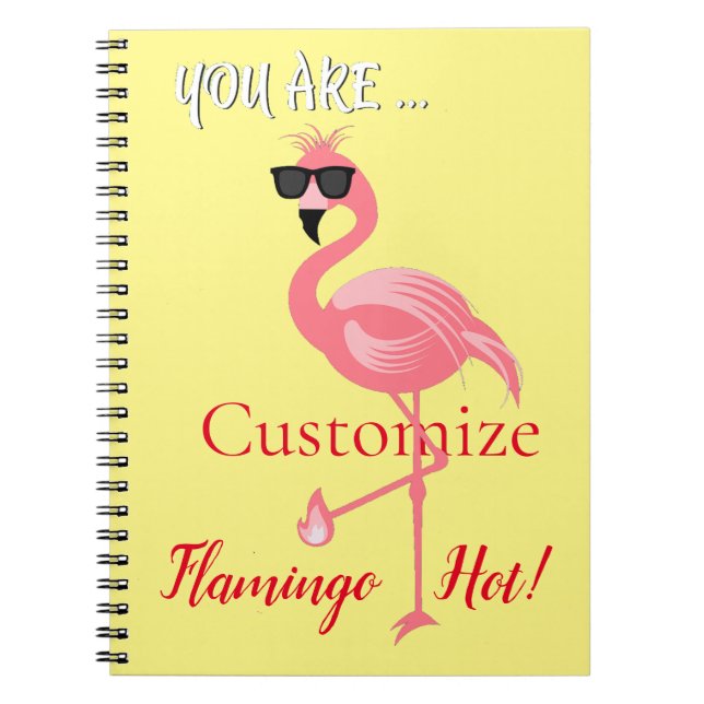 Caderno Espiral Você É Flamingo Hot Thunder_Cove (Frente)