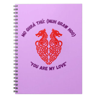 Caderno Espiral Você É Meu Amor Diário Espiral